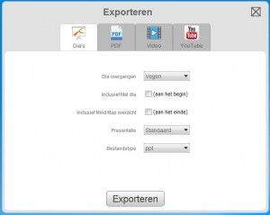 Exporteren naar PPT