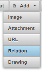 Relation in mindmap online